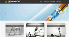 Desktop Screenshot of elettrocasadg.it
